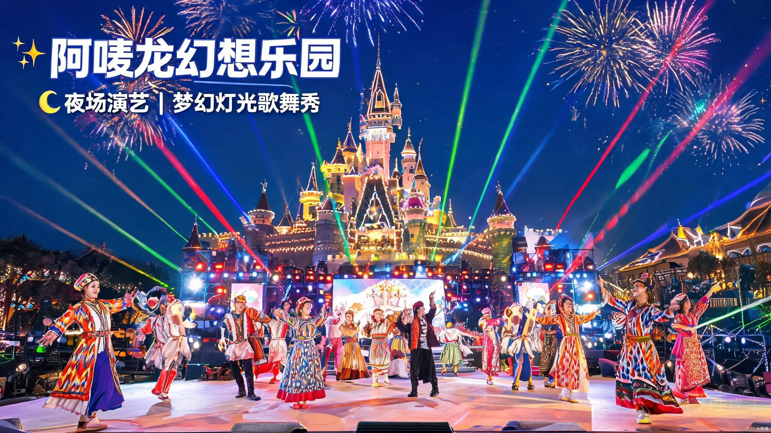 阿唛龙幻想乐园夜场演艺