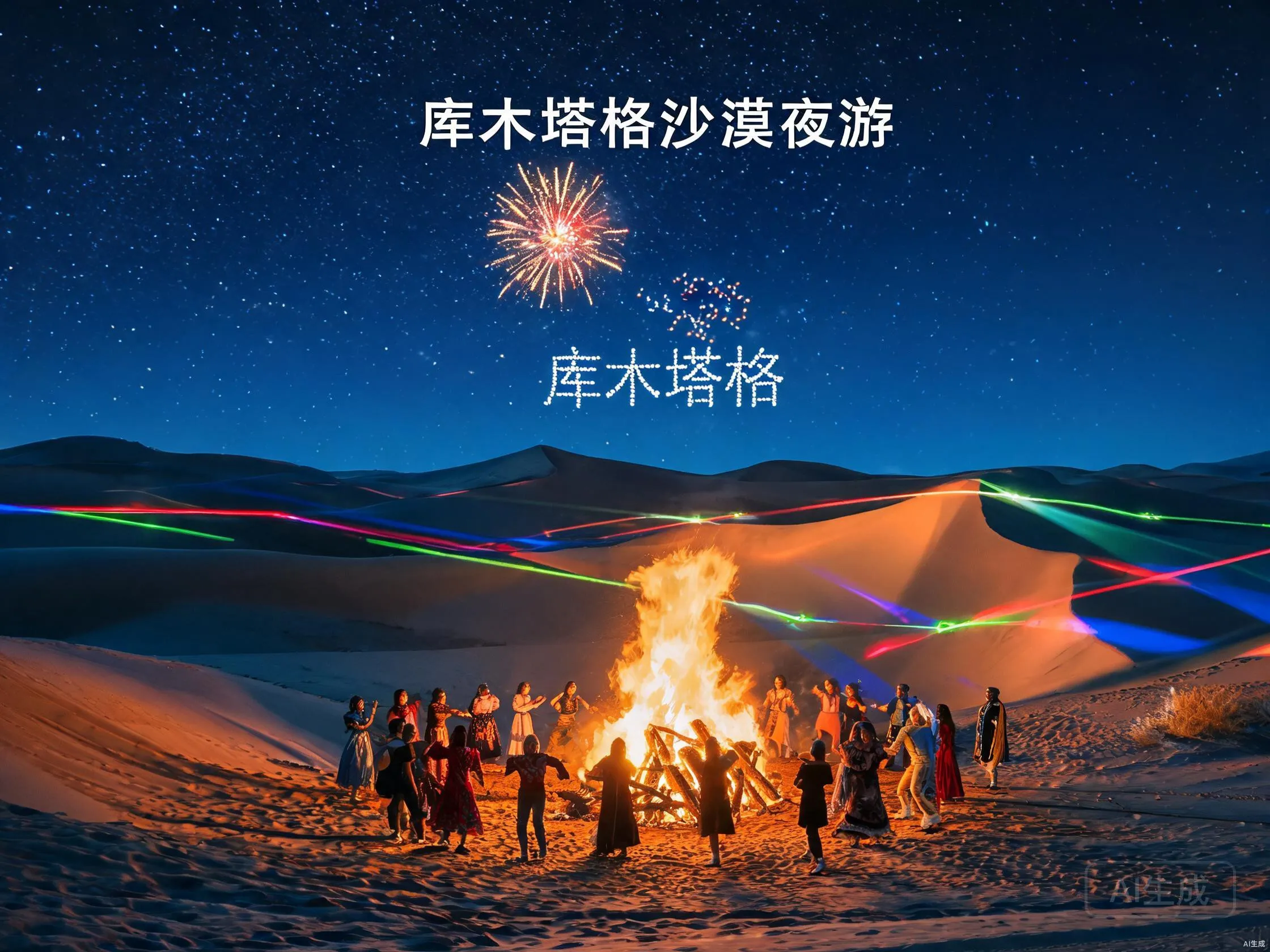 库木塔格沙漠夜游