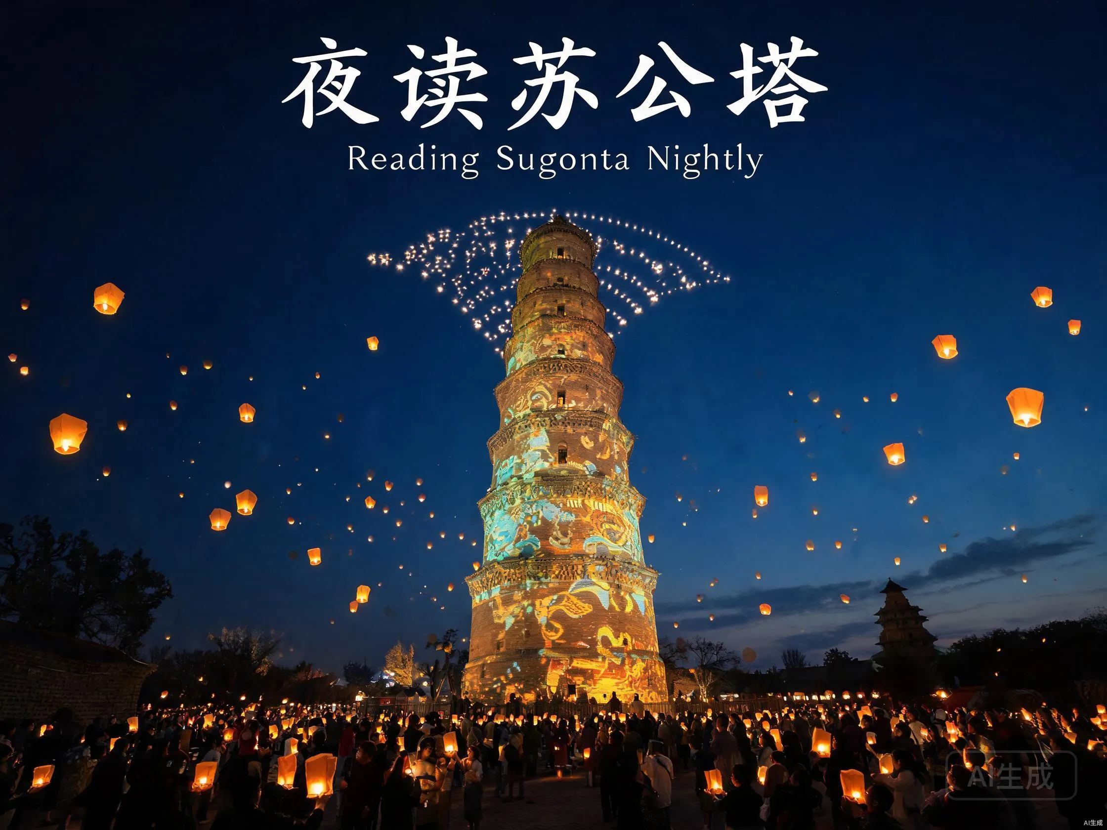 夜读苏公塔·千塔之谜光影秀