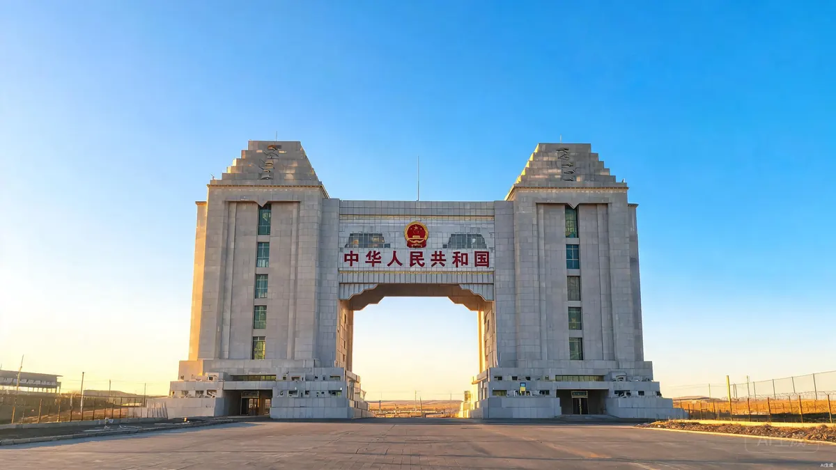 霍尔果斯国门景区